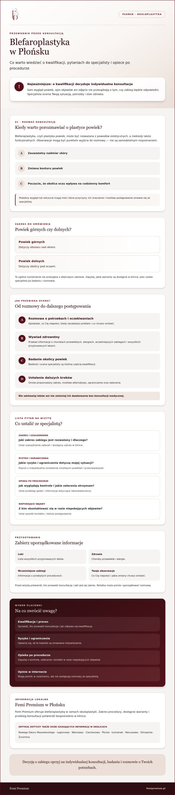 Blefaroplastyka Płońsk: jak wybrać zabieg plastyki powiek?